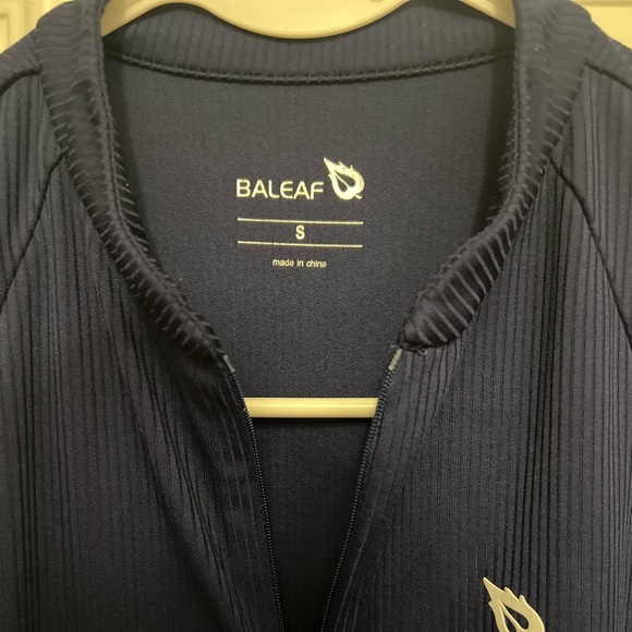 Chic Navy Athletic Sleeveless Dress with Striped Details by Baleaf Size Small - Picture 7 of 7